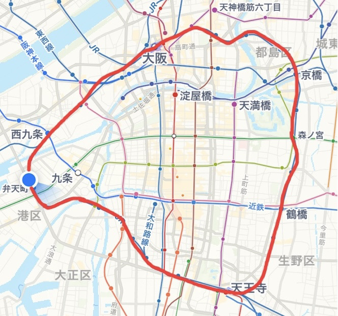 JR大阪環状線 徒歩一周してみた